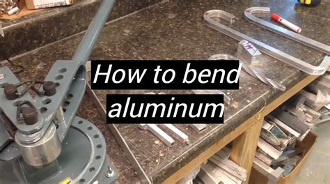 how to bend aluminum angle